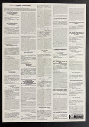 Tarkovski – Eisenstein (1988) CAC Voltaire Poster Folded 15.75x22.75