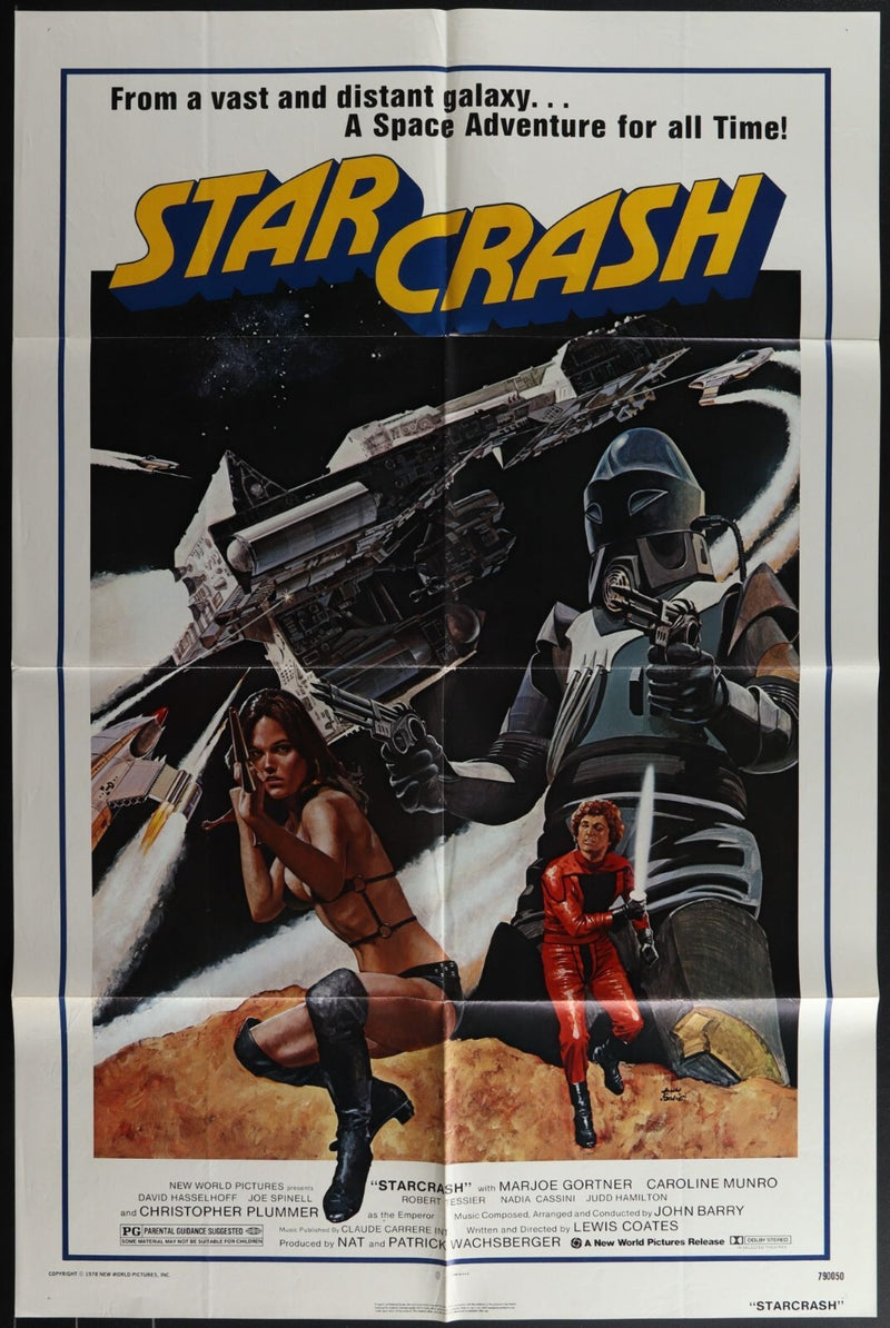 Starcrash (1978) Original Movie Poster Folded 27x41 EM8-459