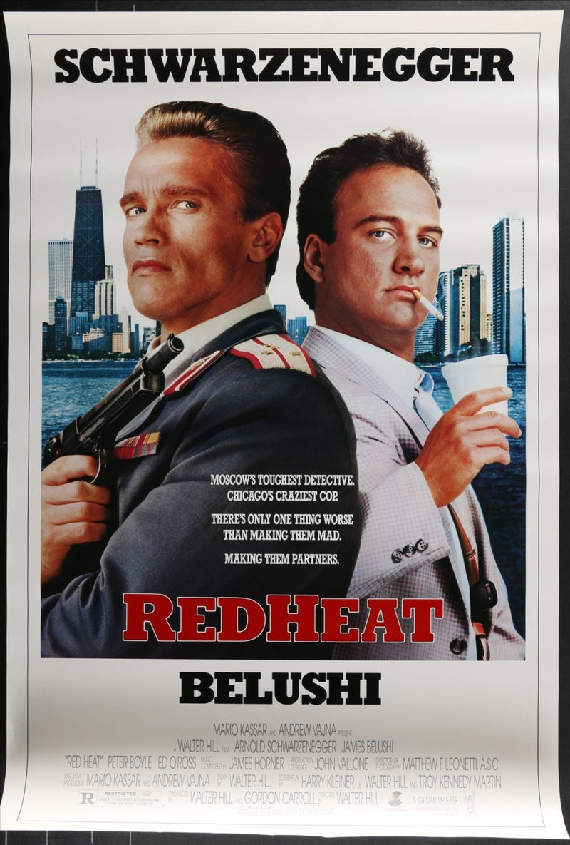 Red Heat (1988) Original Single-sided Movie Poster Rolled 27x40