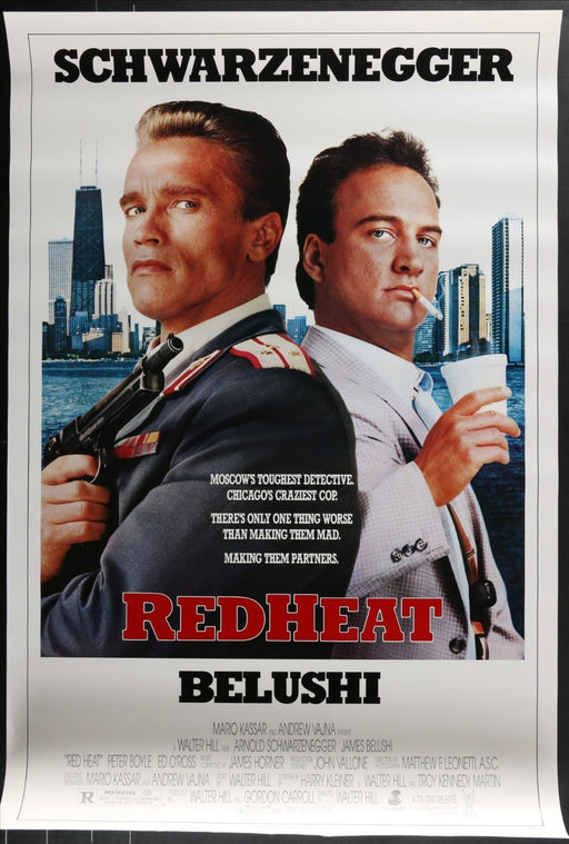Red Heat (1988) Original Single-sided Movie Poster Rolled 27x40
