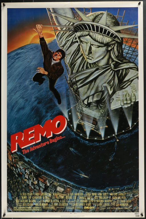 Remo Williams: The Adventure Begins (1985) Original DS Movie Poster 27x40