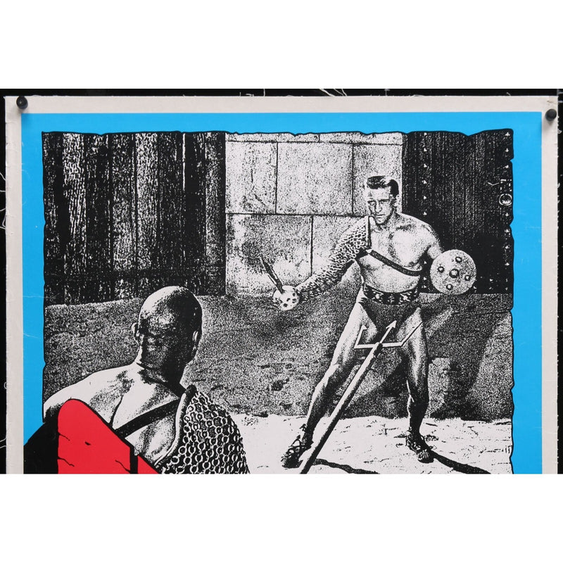 SPARTACUS - 1984 Swedish Re-Release Poster Linenbacked 27 1/2" x 39" Kubrick