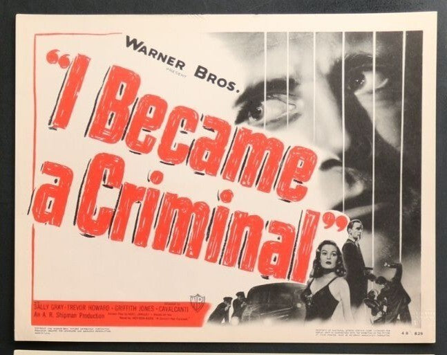 I Became a Criminal (1947) Original Lobby Card Movie Poster 11x14