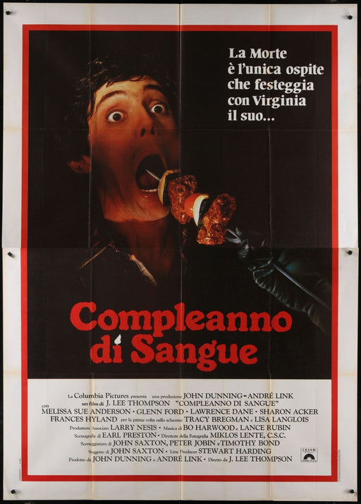 Bloody Birthday (1981) Original Italian 2P Movie Poster 55x78