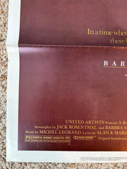 Yentl (1983) Original Movie Poster Barbra Streisand Folded One-Sheet 27x41 BP26