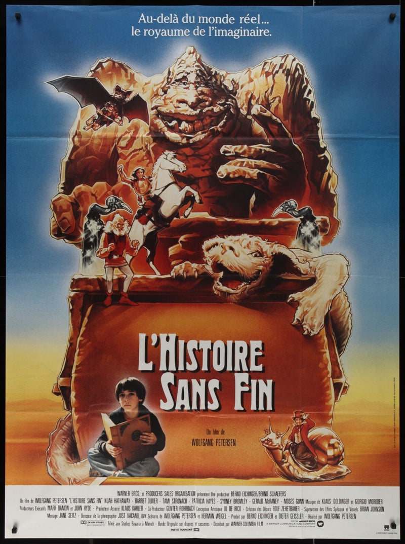 The NeverEnding Story (1984) Original French 1P Movie Poster 45 3/4x62