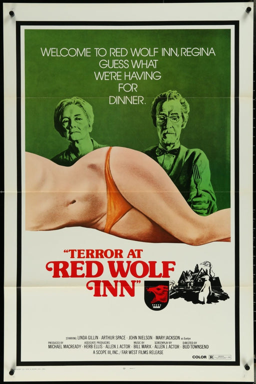 Terror At Red Wolf Inn (1972) Original Movie Poster Folded 27x41 EM8-544