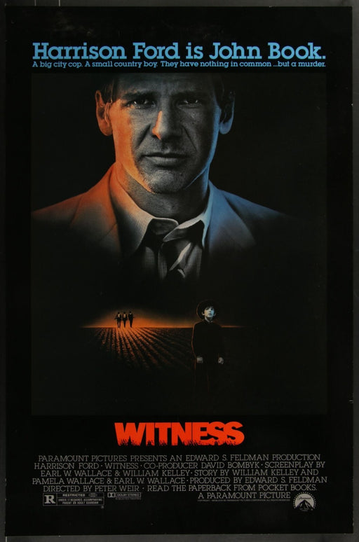 Witness (1985) Original Movie Poster Rolled 27x40