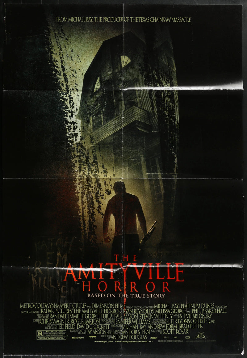 The Amityville Horror (2005) Original Horror Movie Poster Folded 27x40