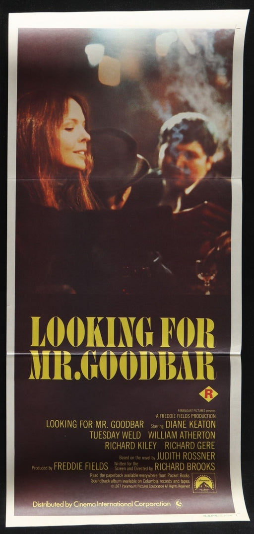 Looking for Mr. Goodbar (1977) Orig. Australian Daybill Movie Poster 13x30