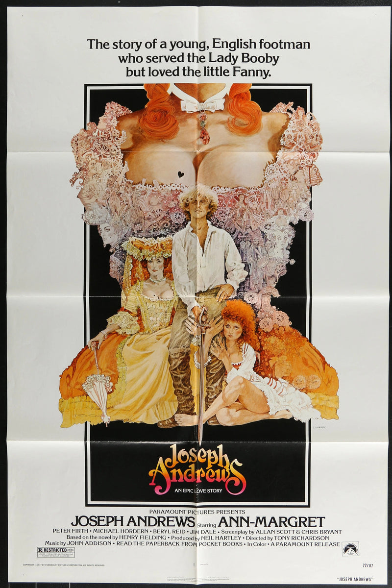 Joseph Andrews (1977) Original Movie Poster Folded  27x41