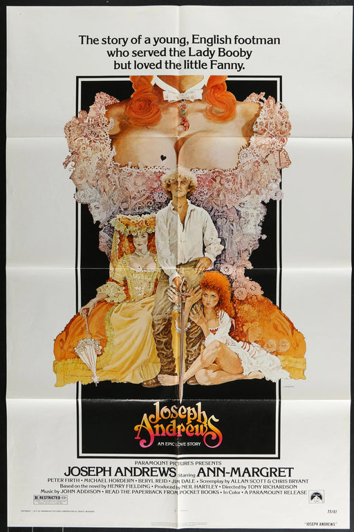 Joseph Andrews (1977) Original Movie Poster Folded  27x41