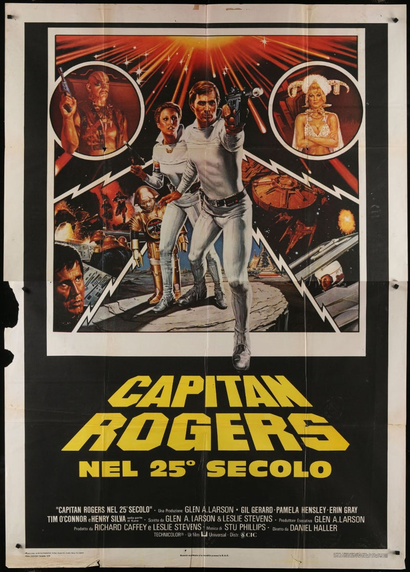 Buck Rogers in the 25th Century (1979) Original Italian 2P Movie Poster 55x78