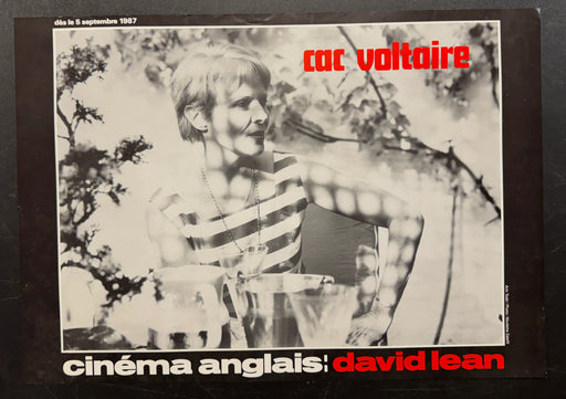cinéma anglais: David Lean (1987) CAC Voltaire French Poster Rolled 15.75x22.75