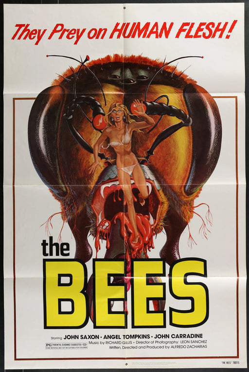 The Bees (1978) Original Movie Poster Folded 27x41