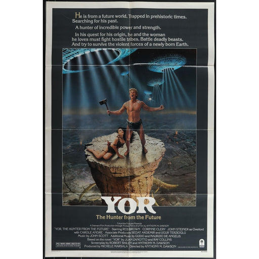 Yor: The Hunter from the Future (1983) Original Movie Poster Fold 27x41 EM4-164