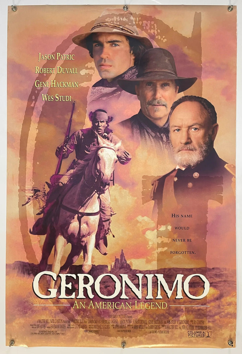 Geronimo An American Legend (1993) Original Movie Poster 27x40