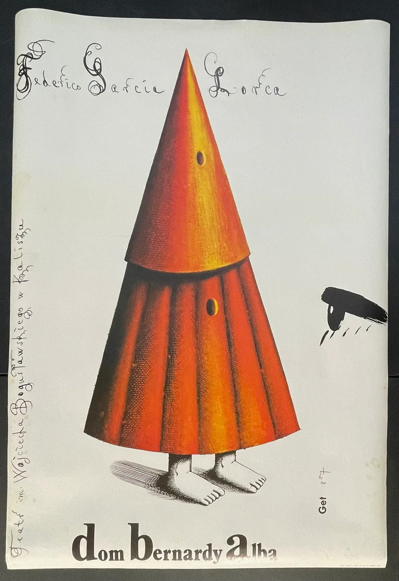 Dom Bernardy Alba (1987) Original Polish Theater Poster 26x38