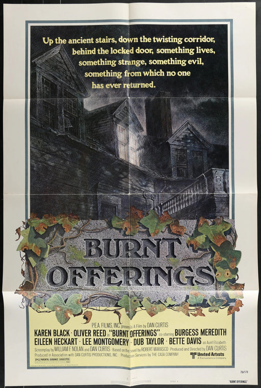 Burnt Offerings (1976) Original Movie Poster Folded 27x41