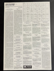 John Cassavetes et Gena Rowlands (1986) CAC Voltaire Poster Rolled 15.75x22.75