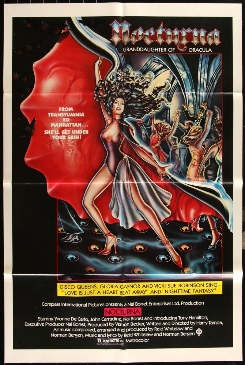 Nocturna (1979) Original Movie Poster Folded 27x41