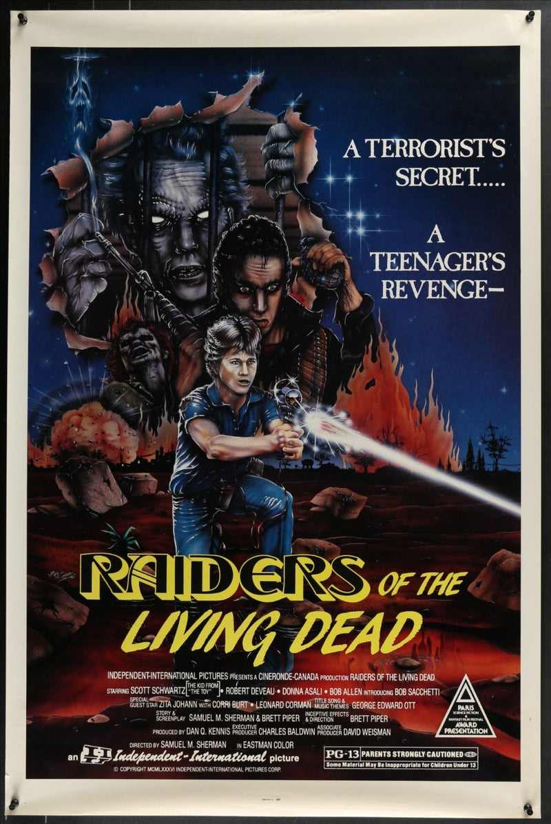 Raiders of the Living Dead (1986) Original SS Movie Poster Rolled 27x41