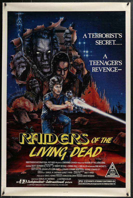 Raiders of the Living Dead (1986) Original SS Movie Poster Rolled 27x41