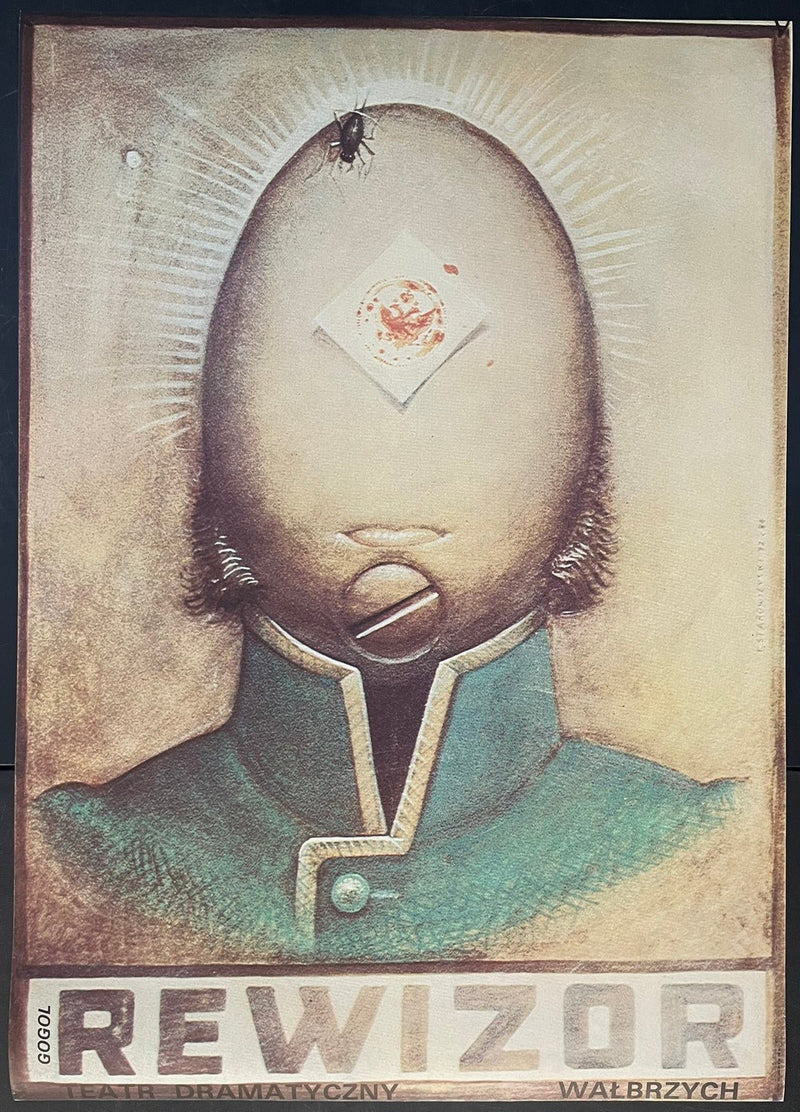 Rewizor (1984) Original Polish Theatre Poster Gogol 26x38