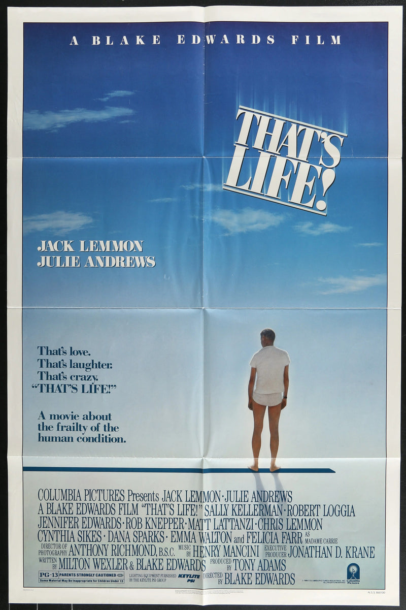 That’s Life! (1986) Original Movie Poster Folded 27x41
