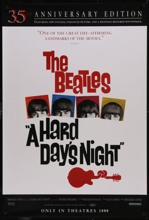 The Beatles a Hard Day's Night (1964) Original Movie Poster Rolled 27.5x40