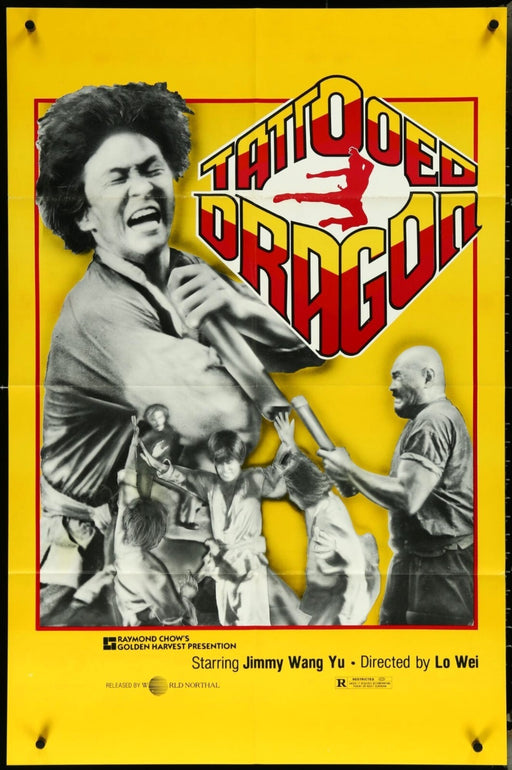 Tattooed Dragon (1973) Original Movie Poster Folded 27x41