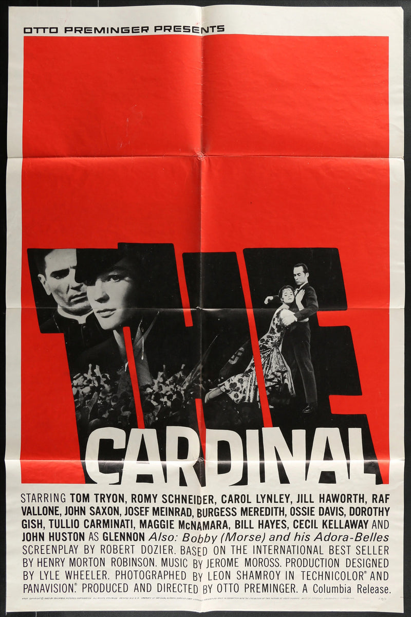 The Cardinal (1963) Original Movie Poster Folded 27x41