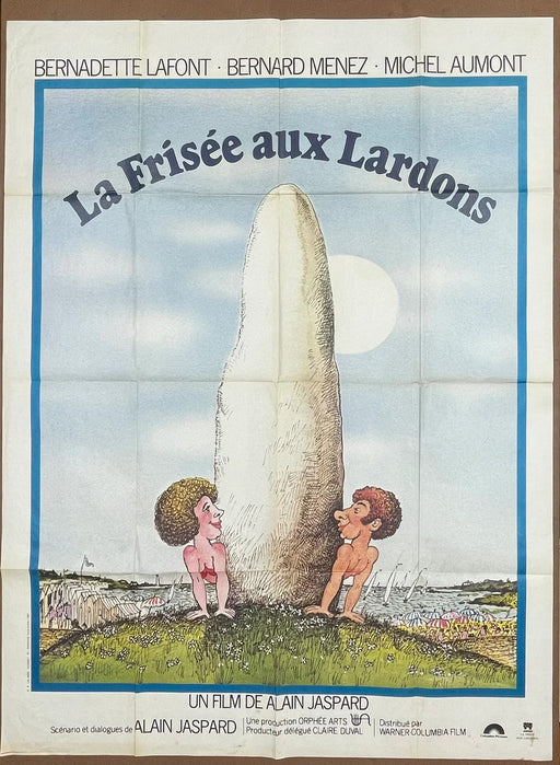 La Frisée aux Lardons (1983) Original French Movie Poster Folded 47x63