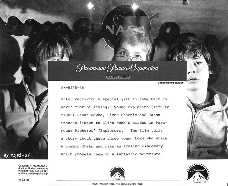 Explorers (1985) Movie Still Full Set 8x10