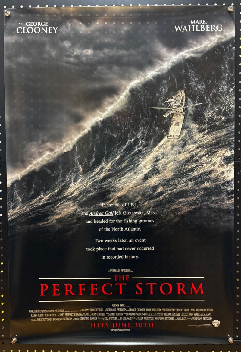 Perfect Storm (2000) Original Rolled Poster 27x40