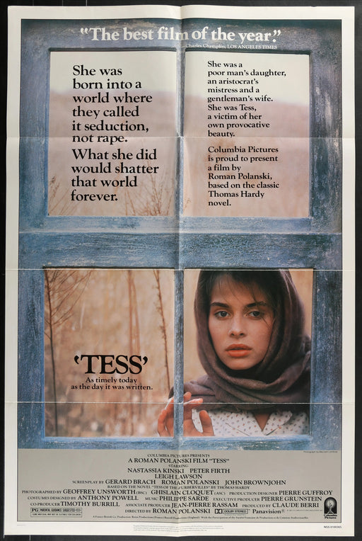 Tess (1979) Original Movie Poster Folded 27x41