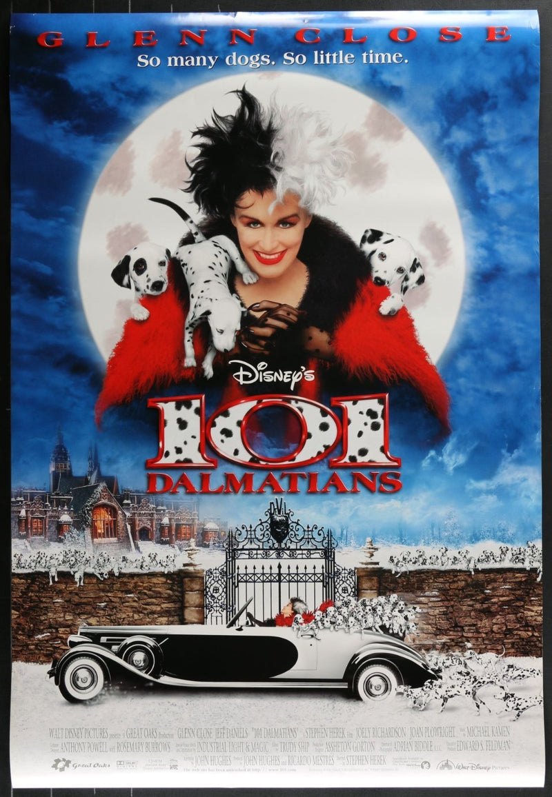 101 Dalmatians (1996) Original Double-sided Movie Poster Rolled 27x40