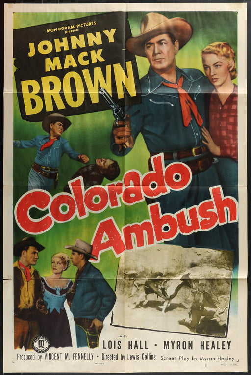 Colorado Ambush (1951) Original Western Movie Poster F 27x41