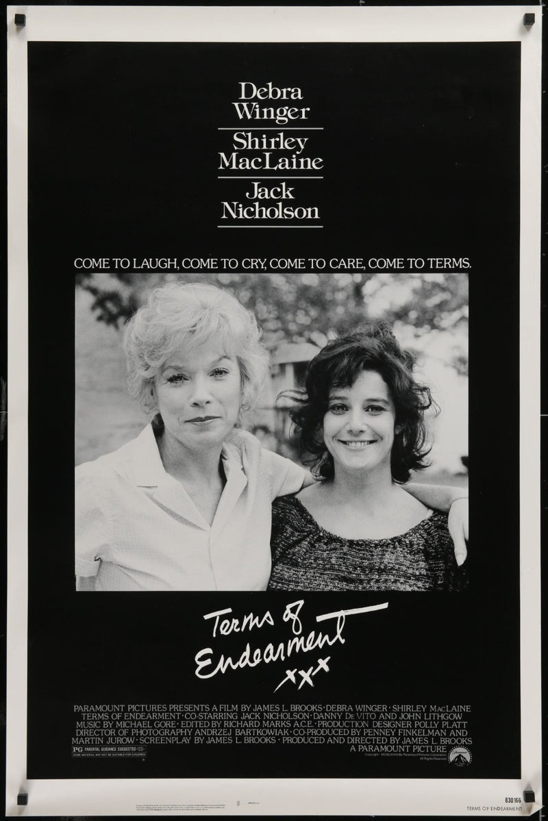 Terms of Endearment (1983) Original Movie Poster Rolled 27x40