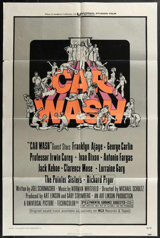 Car Wash (1976) Original Movie Poster Folded 27x41