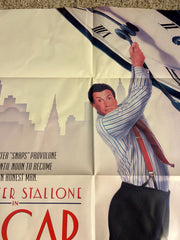 Oscar (1991) Orig. Movie Poster 27x40 Sylvester Stallone Dbl. Sided Folded BP95