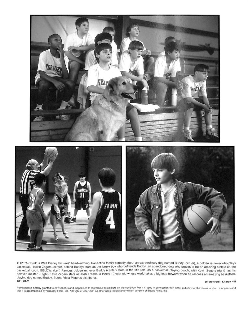 Air Bud (1997) Movie Still Full Set 8x10