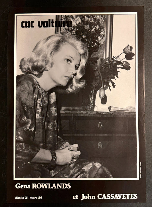 Gena Rowlands et John Cassavetes (1986) CAC Voltaire Poster Rolled 15.75x22.75