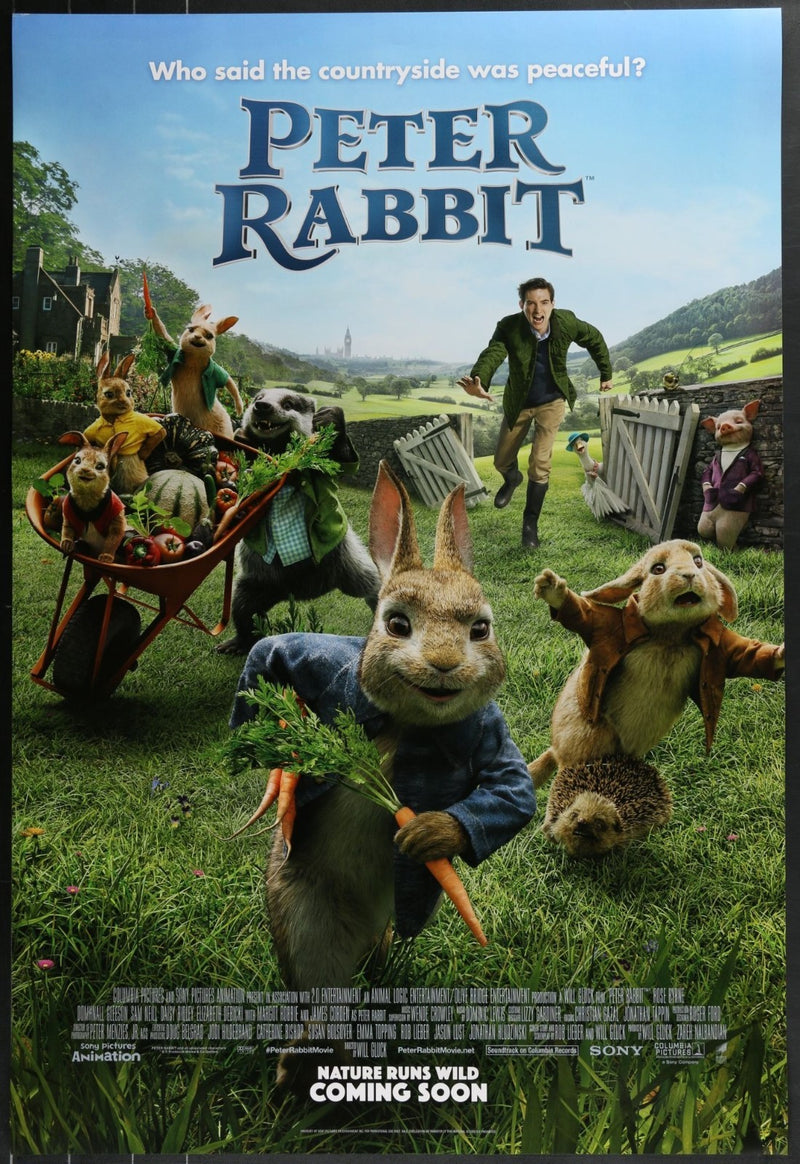 Peter Rabbit (2018) Original Double-sided Movie Poster Rolled 27x40