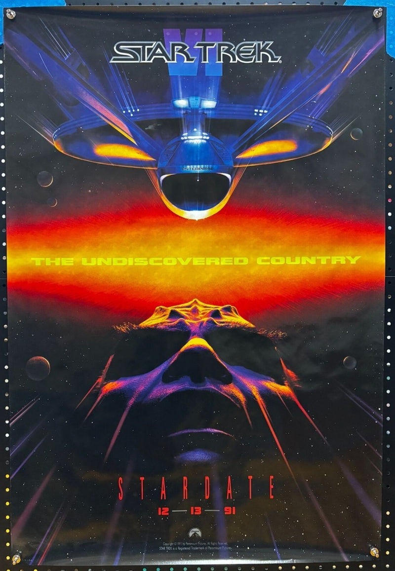 Star Trek VI: The Undiscovered Country (1991) Original Rolled Poster 27x40
