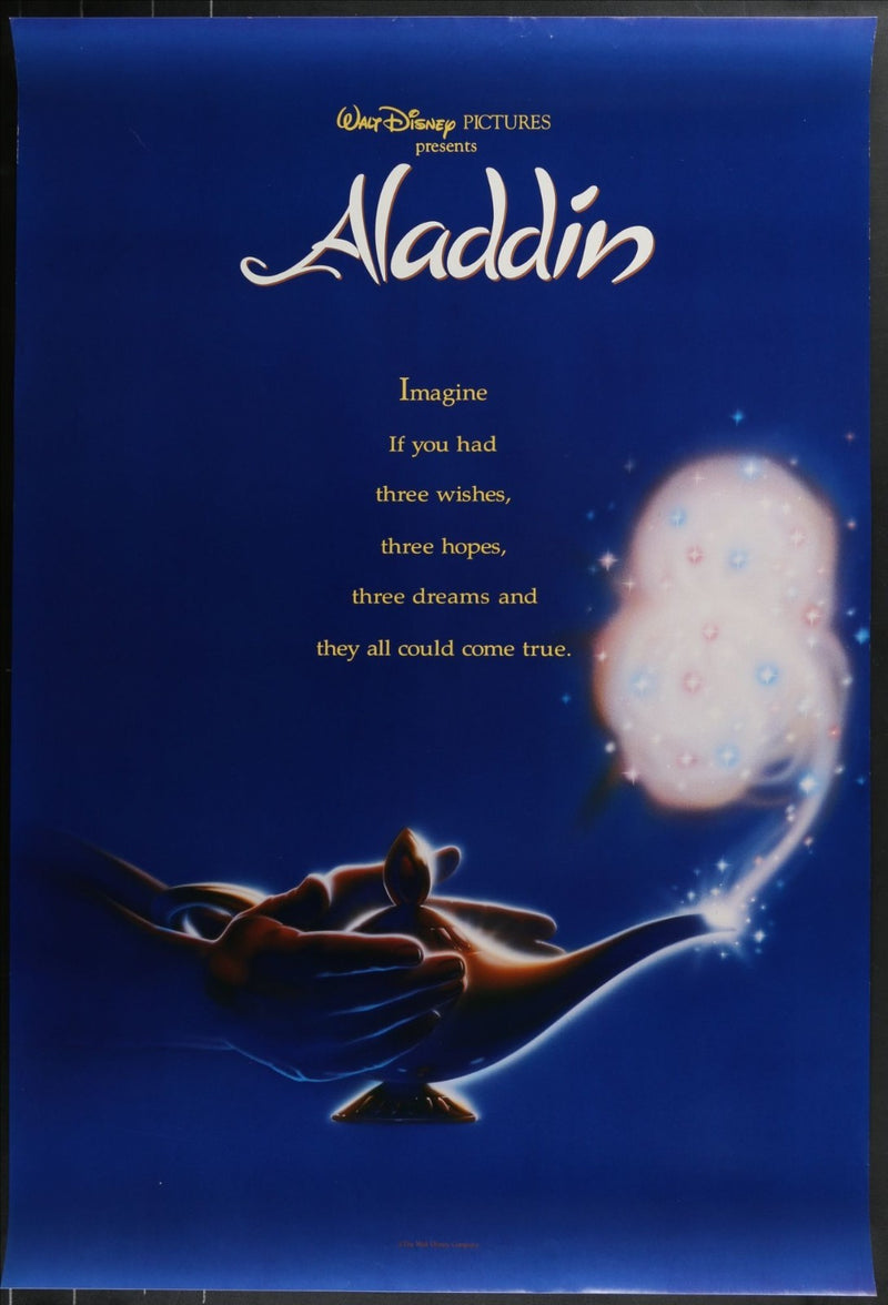 Aladdin (1992) Original SS Teaser Movie Poster 27x40
