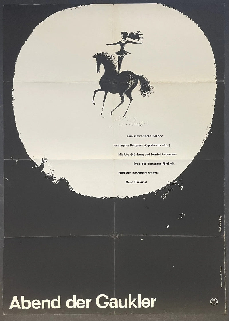 Abend der Gaukler (1958) Original German Movie Poster 23x32