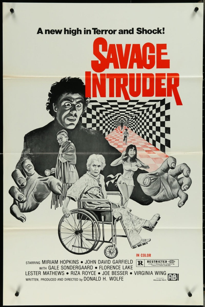 Hollywood Horror House (1970) Original Movie Poster Folded 27x41 EM8-559