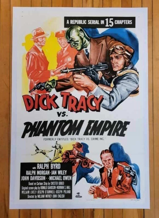 Dick Tracy vs. Crime, Inc. (1941) Linenbacked Restored Republic Serial Poster