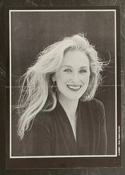 CAC Voltaire – Meryl Streep Portrait (Late 1980s) Original Poster 8.25x11.75